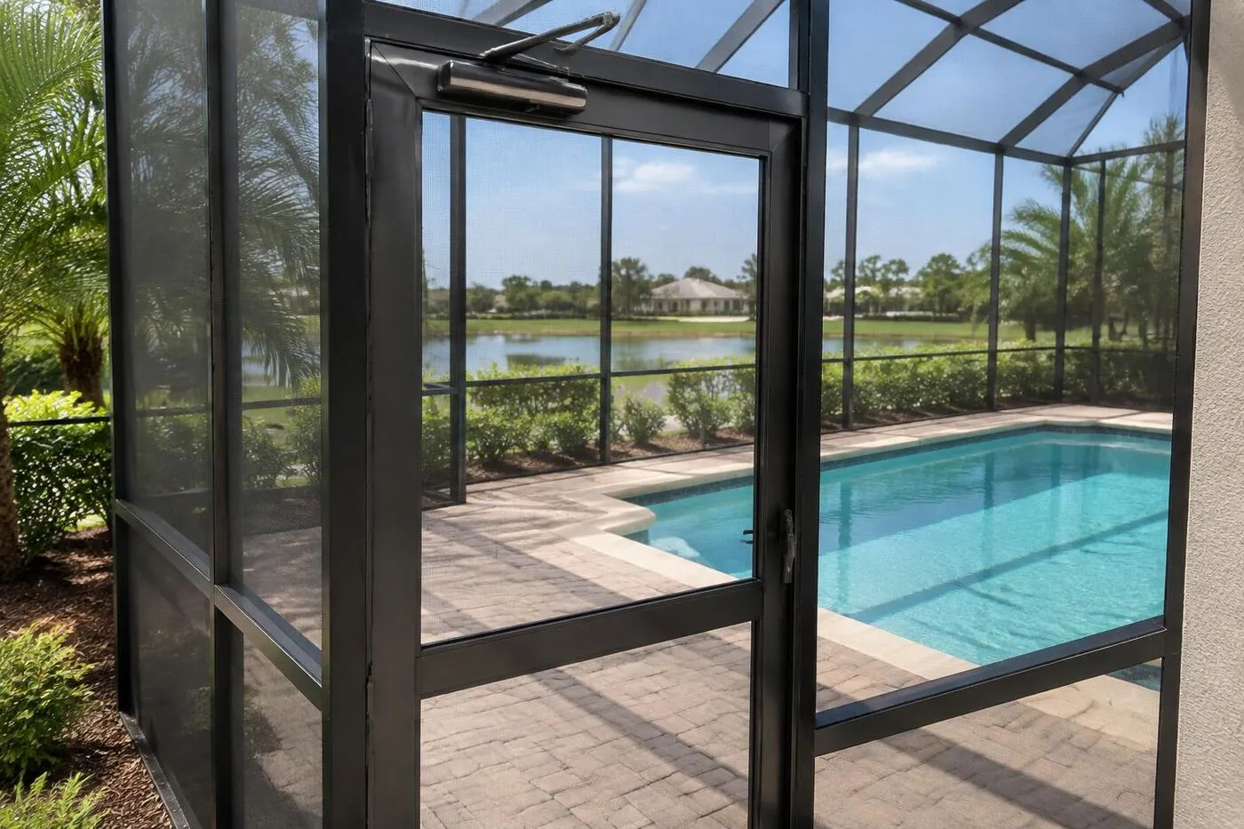 Pool cage door and enclosure repair in Port Charlotte, FL